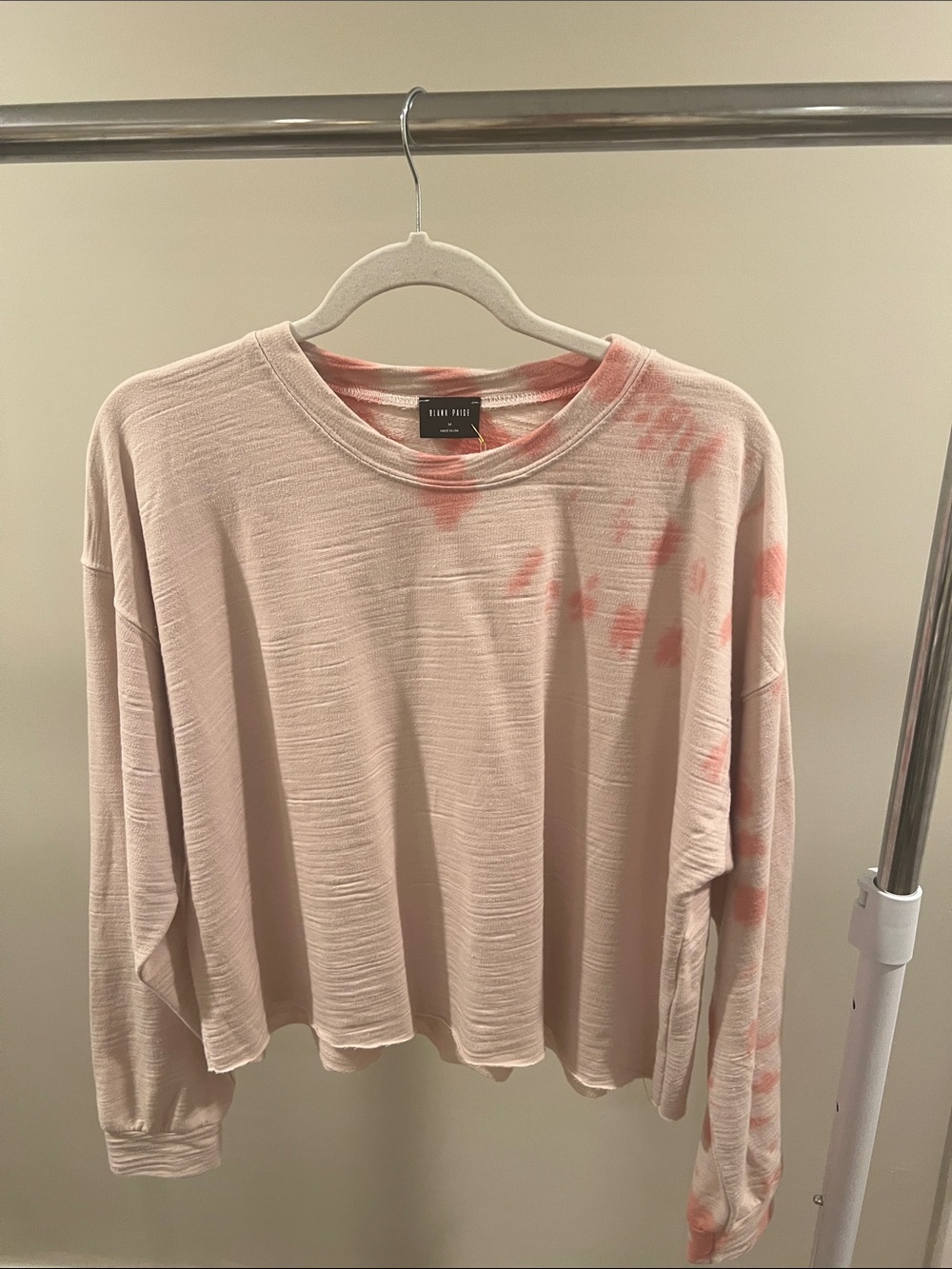 Lush Blush Tie-Dye Pullover Sweatshirt
